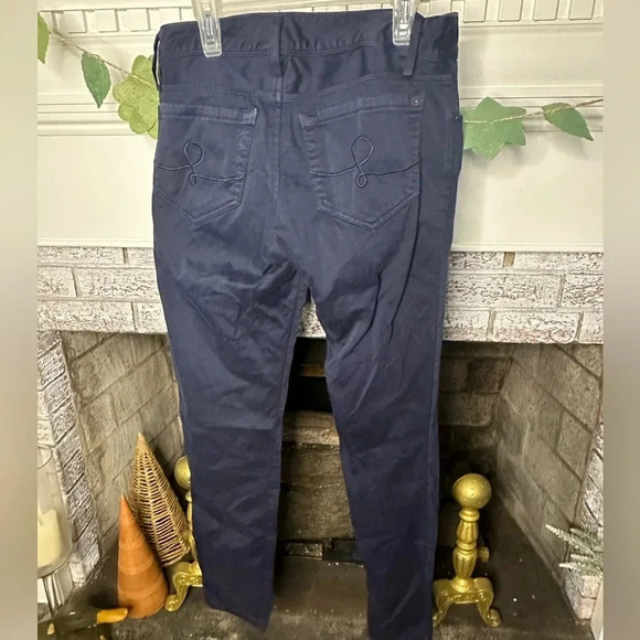 Lilly Pulitzer Worth skinny pants true navy with sateen look - Picture 2 of 5